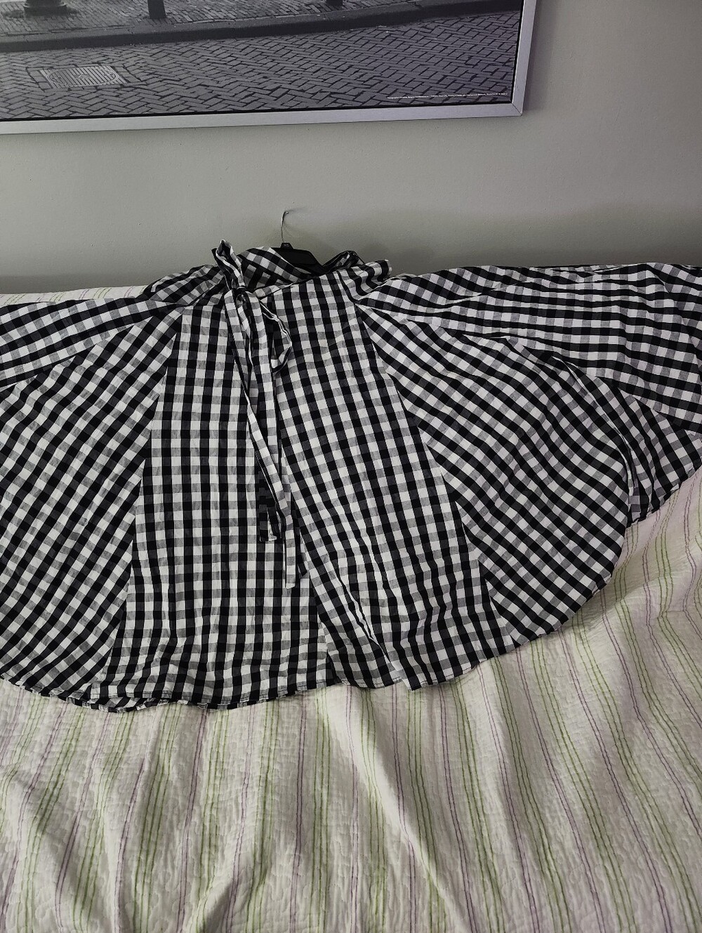 Who What Wear.. Black and White  Circle Skirt - Picture 8 of 8